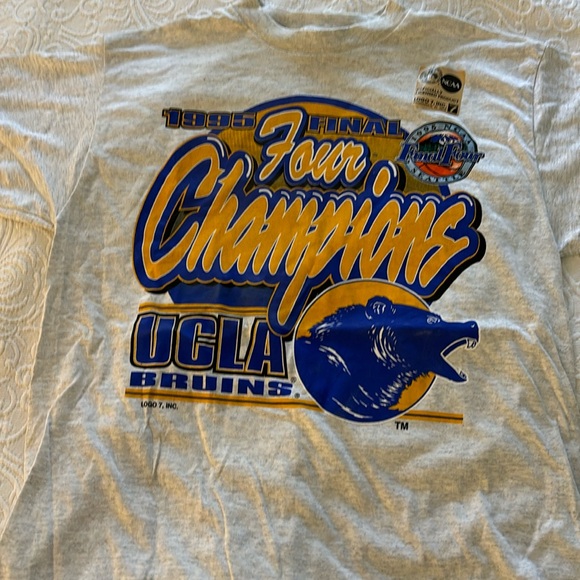 NCAA Other - VINTAGE-NEW 1995 UCLA BRUINS BASKETBALL-Final Four UNISEX SHIRT - CHAMPIONS🏀